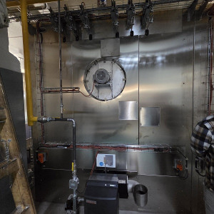 Kemencecsere folyamatos üzem mellett